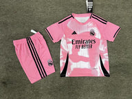 Real Madrid 25/26 Pink Per-Match Kids Jersey Set