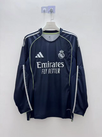 Real Madrid 25/26 Player Version Away Long Sleeve Jersey - Concept Kits