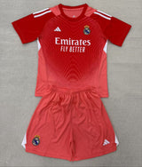 Real Madrid 25/26 Red Kids Goalkeeper Kit - Concept Kits