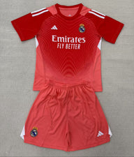 Real Madrid 25/26 Red Kids Goalkeeper Kit - Concept Kits