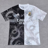 Real Madrid 25/26 Special Black/White Dragon Edition Jersey - Concept Kits