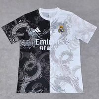 Real Madrid 25/26 Special Black/White Dragon Edition Jersey - Concept Kits