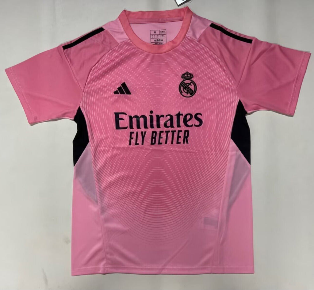 Real Madrid 25/26 Spring Pink Goalkeeper Away Jersey