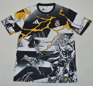 Real Madrid 25/26 White/Black/Orange Pre-Match Jersey