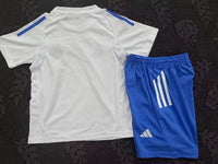 Real Madrid 25/26 White Champions League Training Kids Kit