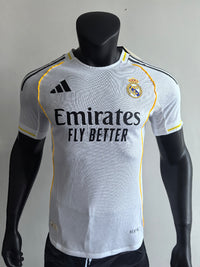 Real Madrid 25/26 White Home Player Version Jersey