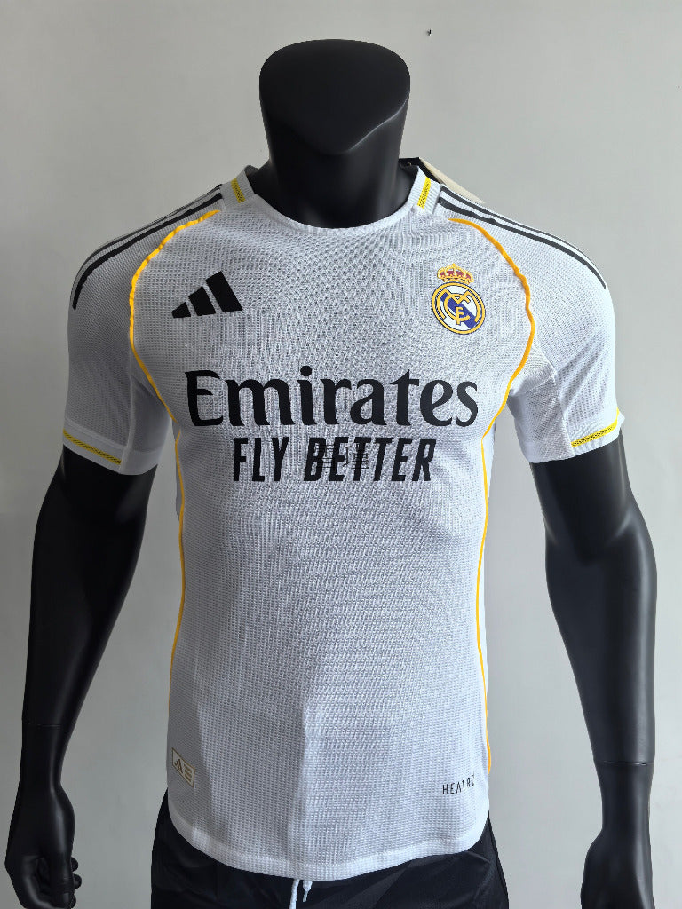 Real Madrid 25/26 White Home Player Version Jersey