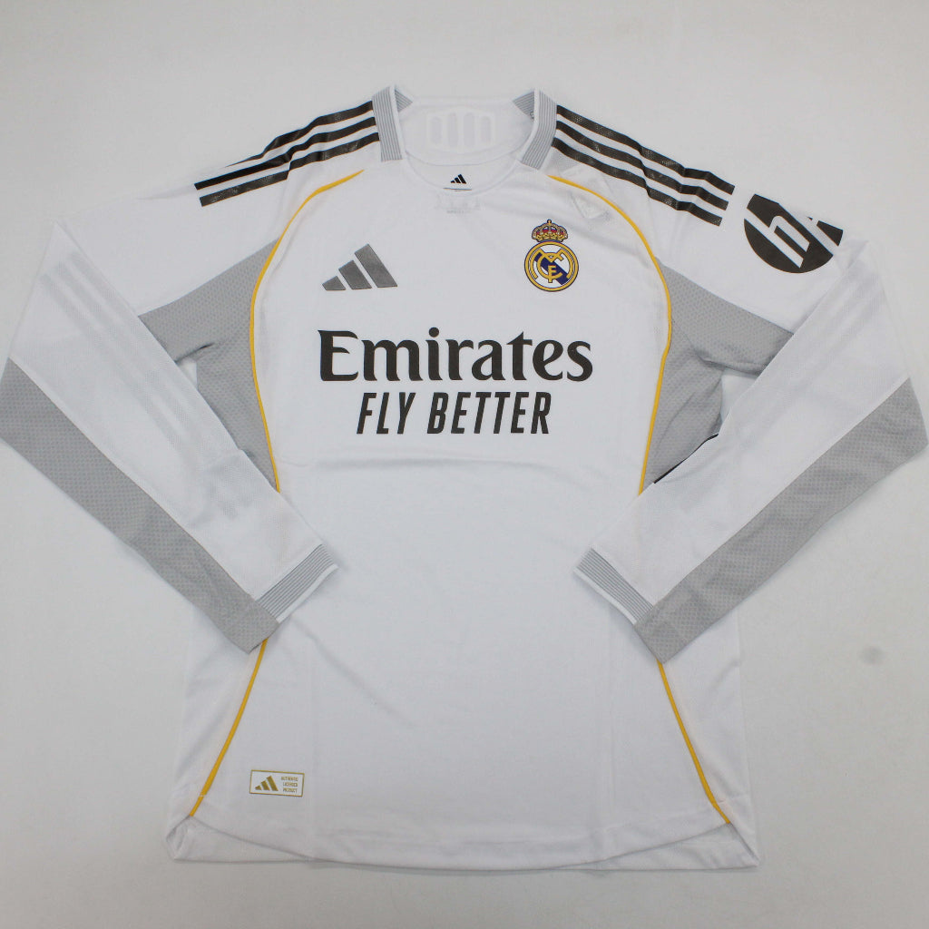 Real Madrid 25/26 White Home Third Long Sleeve Jersey