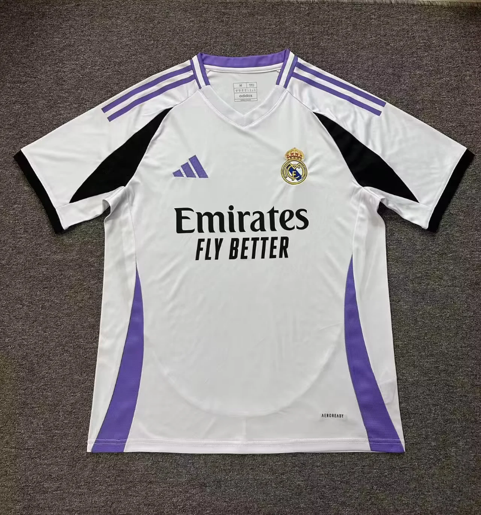 Real Madrid 25/26 White Pre-Match Training Jersey - Concept Kits