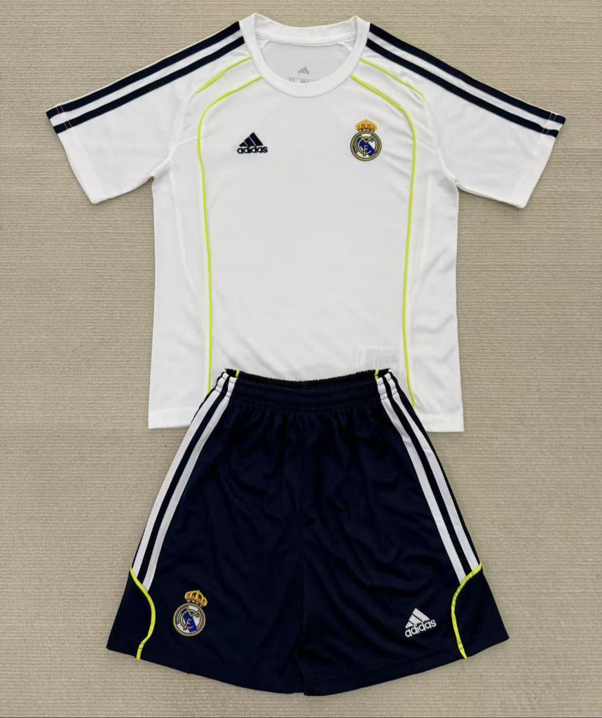 Real Madrid 25/26 White Training Kids Kit - Concept Kits