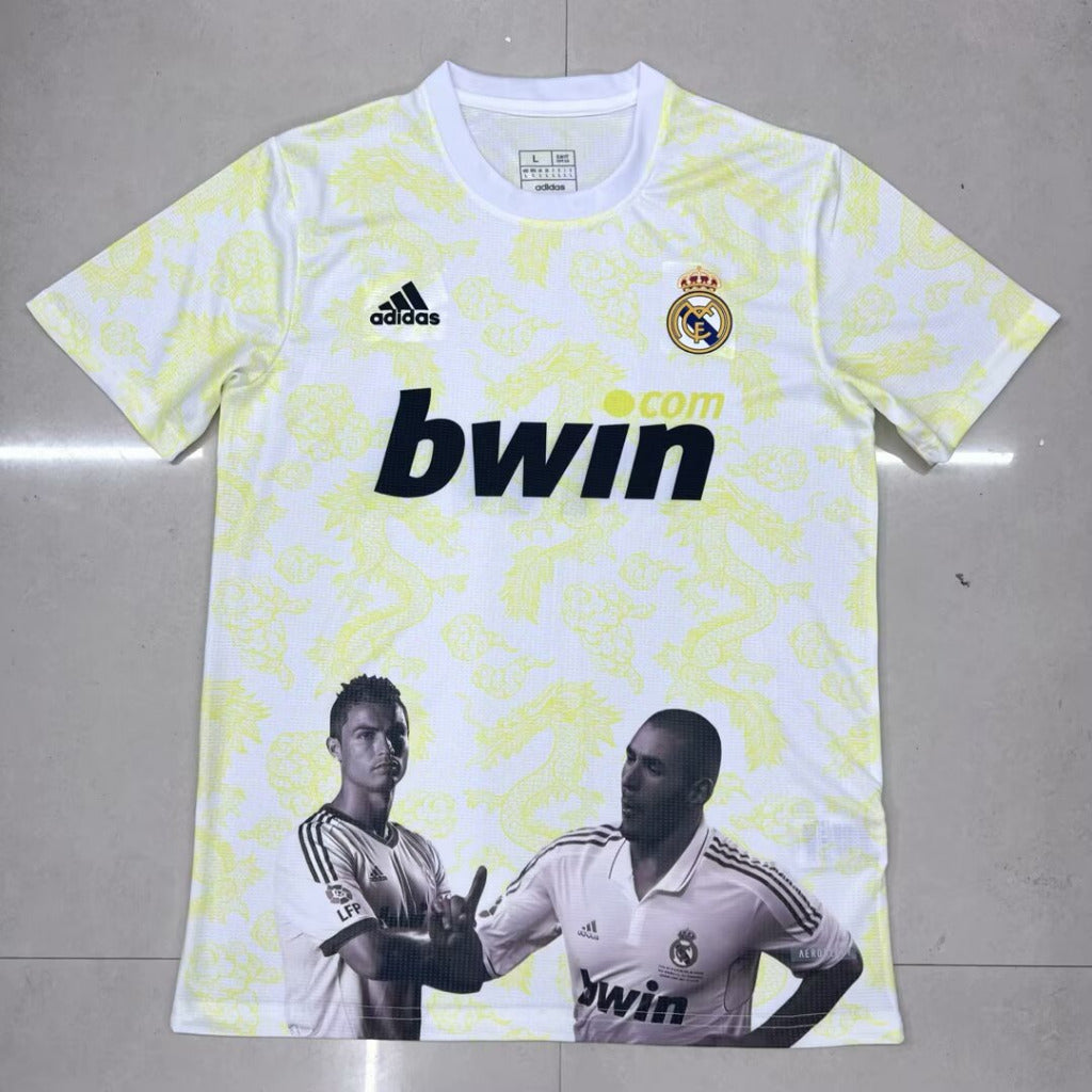 Real Madrid 25/26 White Yellow Special Edition Jersey - Concept Kits