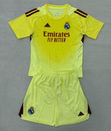 Real Madrid 25/26 Yellow Kids Goalkeeper Kit - Concept Kits