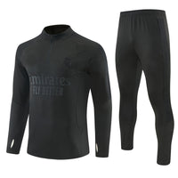 Real Madrid 26/27 All-Black Training Tracksuit Set