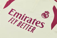 Real Madrid 26/27 Beige and Fuchsia/Pink Training Tracksuit Set