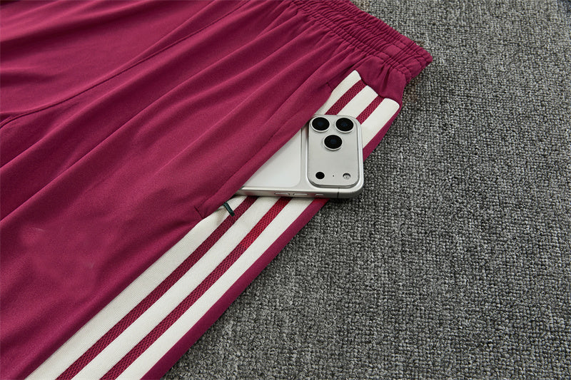 Real Madrid 26/27 Beige and Fuchsia/Pink Training Tracksuit Set