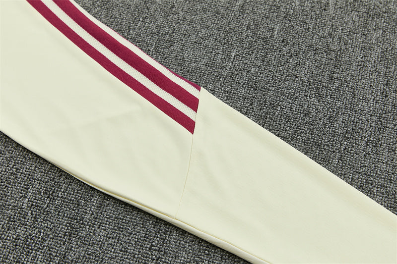 Real Madrid 26/27 Beige and Fuchsia/Pink Training Tracksuit Set