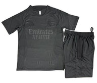 Real Madrid 26/27 Black Training Kids Jersey Set