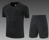 Real Madrid 26/27 Black Training Kids Jersey Set
