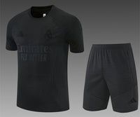 Real Madrid 26/27 Black Training Kids Jersey Set