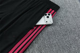 Real Madrid 26/27 Black with Fuchsia Training Tracksuit Set