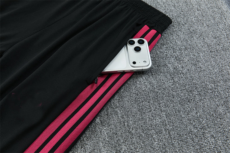 Real Madrid 26/27 Black with Fuchsia Training Tracksuit Set