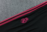 Real Madrid 26/27 Black with Fuchsia Training Tracksuit Set