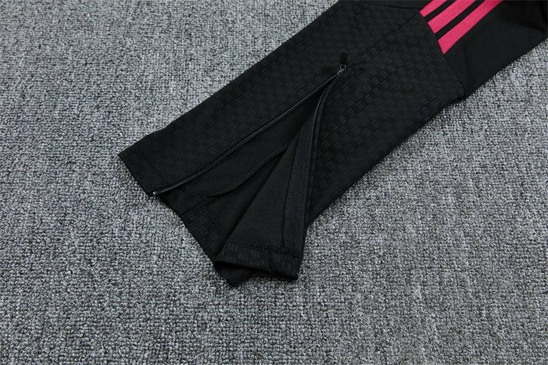 Real Madrid 26/27 Black with Fuchsia Training Tracksuit Set