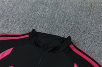 Real Madrid 26/27 Black with Fuchsia Training Tracksuit Set