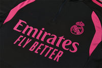 Real Madrid 26/27 Black with Fuchsia Training Tracksuit Set
