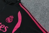 Real Madrid 26/27 Black with Fuchsia Training Tracksuit Set