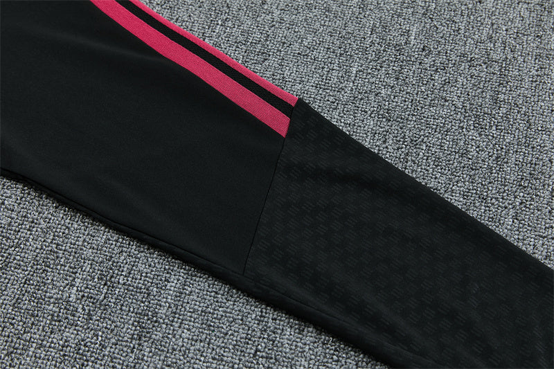 Real Madrid 26/27 Black with Fuchsia Training Tracksuit Set