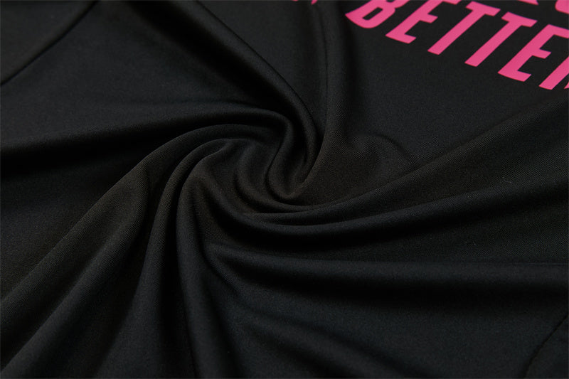 Real Madrid 26/27 Black with Fuchsia Training Tracksuit Set
