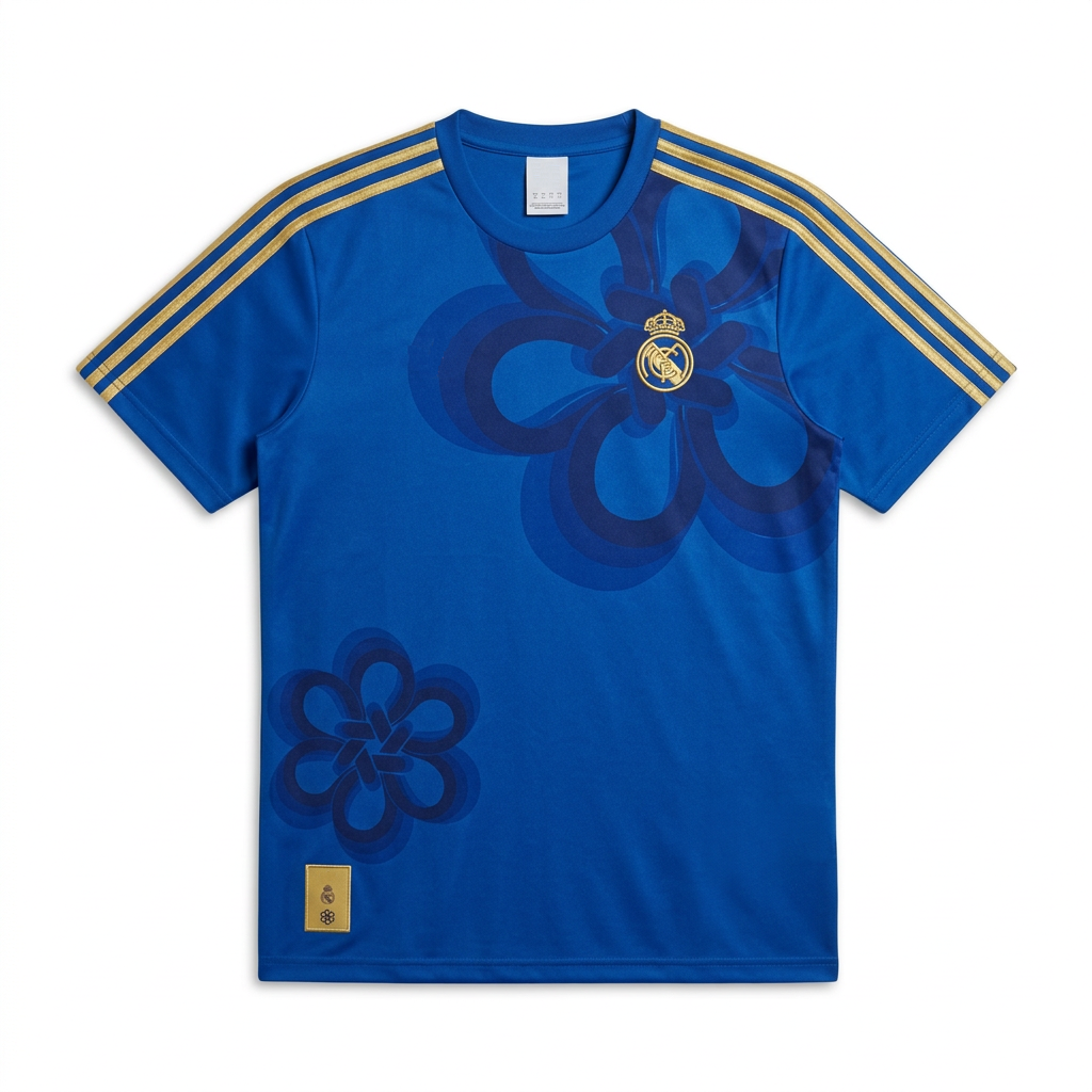 Real Madrid 26/27 Blue/Yellow Stripes Jersey