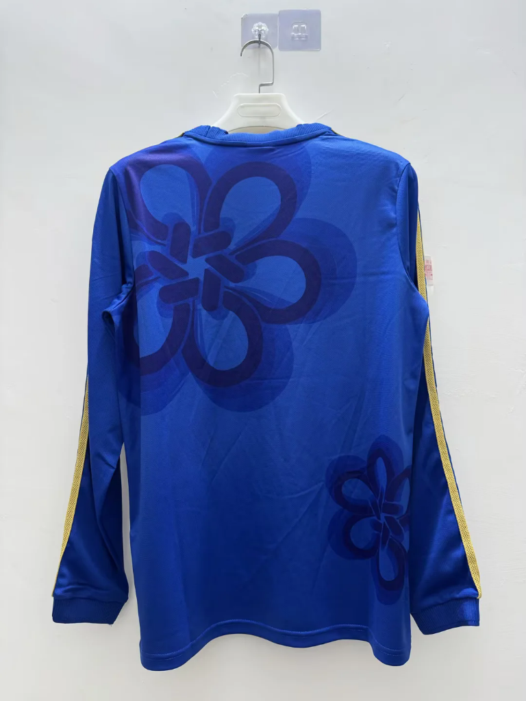 Real Madrid 26/27 Blue/Yellow Stripes Long Sleeve Jersey