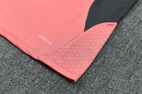 Real Madrid 26/27 Coral Pink/Dark Gray Tracksuit Set
