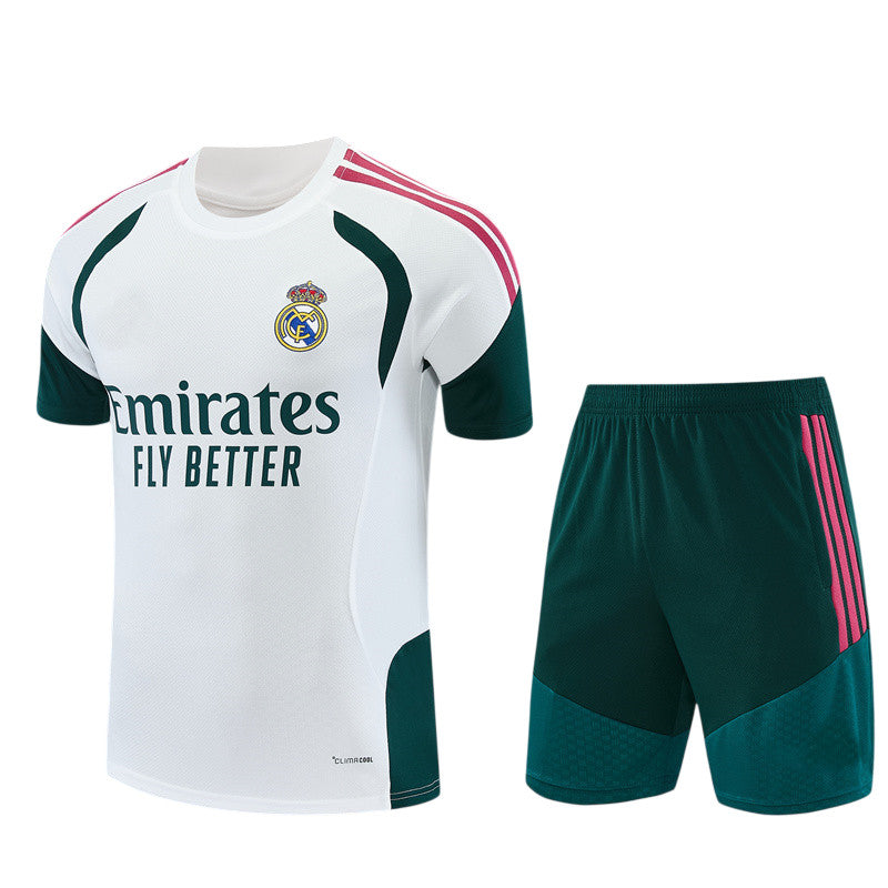 Real Madrid 26/27 Dark Gray/White/Maroon Kids Jersey Set