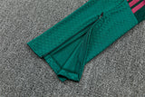 Real Madrid 26/27 Dark Green and Pink Stripes Training Tracksuit Set