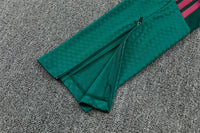 Real Madrid 26/27 Dark Green and Pink Stripes Training Tracksuit Set