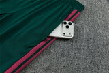 Real Madrid 26/27 Dark Green and Pink Stripes Training Tracksuit Set