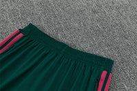 Real Madrid 26/27 Dark Green and Pink Stripes Training Tracksuit Set