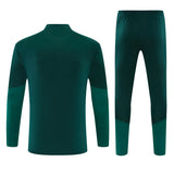 Real Madrid 26/27 Dark Green and Pink Stripes Training Tracksuit Set