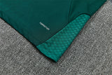 Real Madrid 26/27 Dark Green and Pink Stripes Training Tracksuit Set