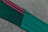 Real Madrid 26/27 Dark Green and Pink Stripes Training Tracksuit Set