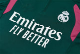 Real Madrid 26/27 Dark Green and Pink Stripes Training Tracksuit Set