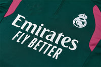 Real Madrid 26/27 Dark Green and Pink Stripes Training Tracksuit Set