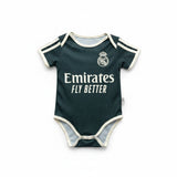 Real Madrid 26/27 Dark Green Away Baby Bodysuit Jersey