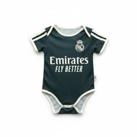 Real Madrid 26/27 Dark Green Away Baby Bodysuit Jersey