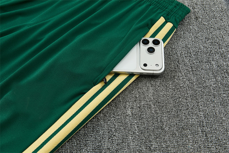 Real Madrid 26/27 Dark Green/Cream Training Tracksuit Set