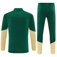 Real Madrid 26/27 Dark Green/Cream Training Tracksuit Set