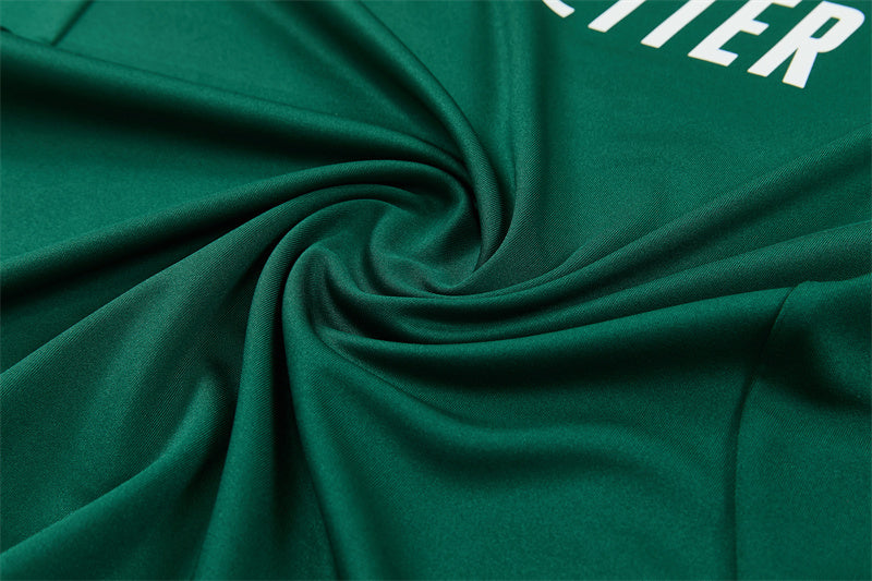 Real Madrid 26/27 Dark Green/Cream Training Tracksuit Set